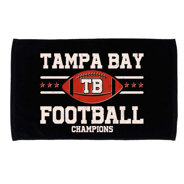 Tampa Bay TB Football Champions Microfiber Hand Towel