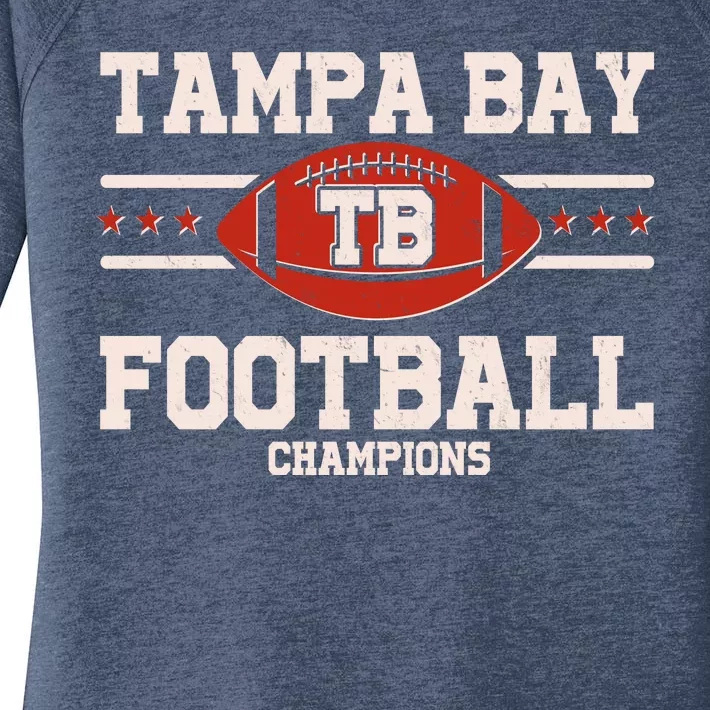 Tampa Bay TB Football Champions Women's Perfect Tri Tunic Long Sleeve Shirt