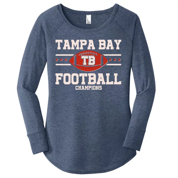 Tampa Bay TB Football Champions Women's Perfect Tri Tunic Long Sleeve Shirt