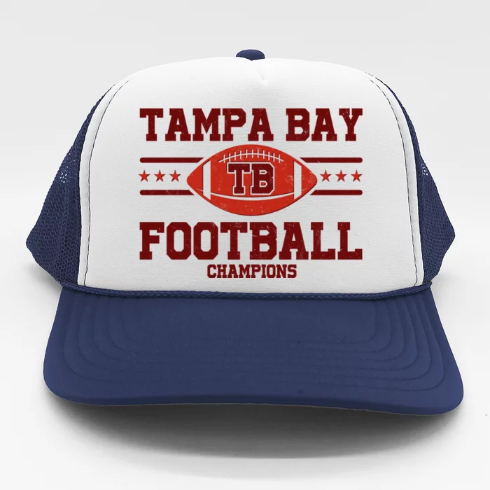 Tampa Bay TB Football Champions Trucker Hat