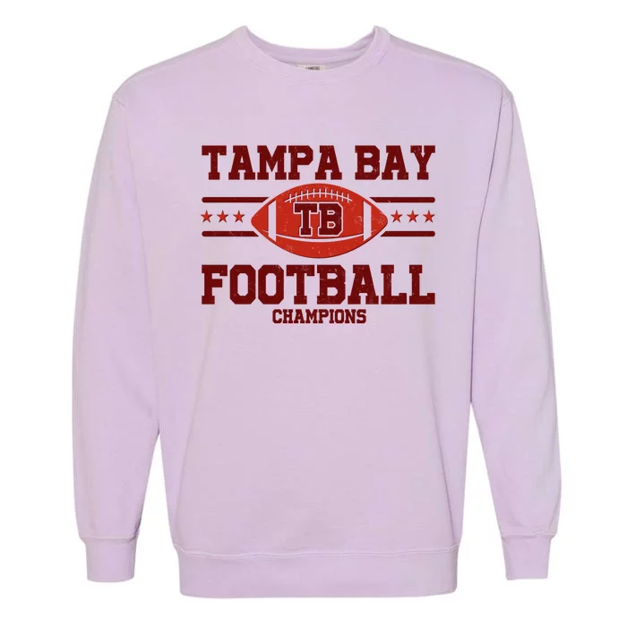 Tampa Bay TB Football Champions Garment-Dyed Sweatshirt