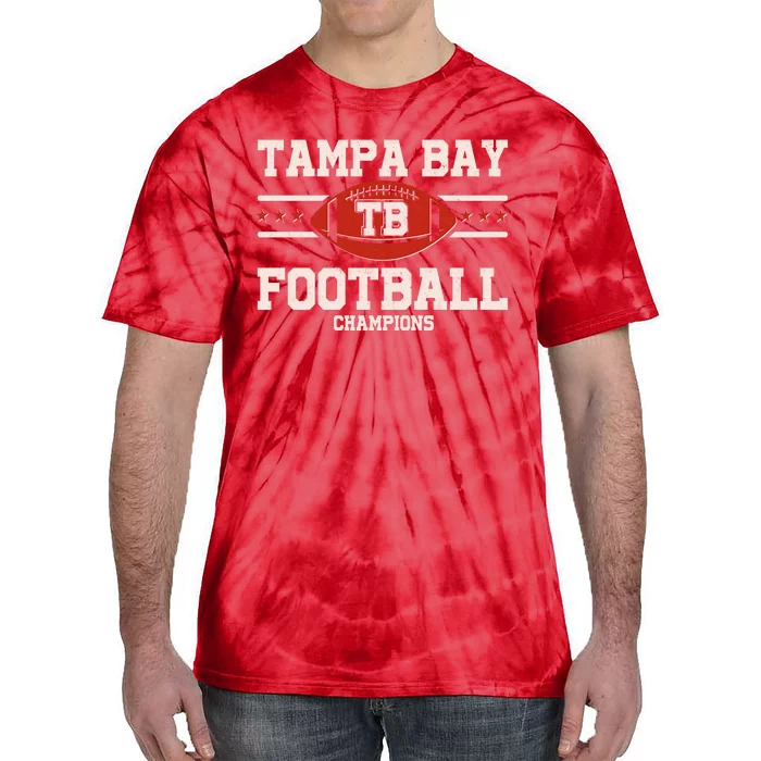 Tampa Bay TB Football Champions Tie-Dye T-Shirt