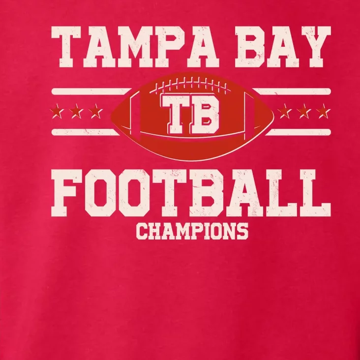 Tampa Bay TB Football Champions Toddler Hoodie