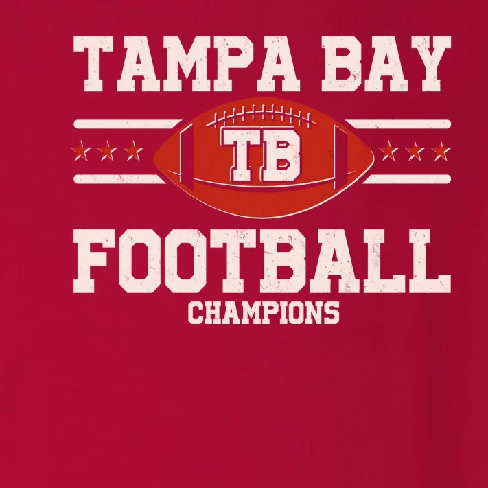 Tampa Bay TB Football Champions Toddler Long Sleeve Shirt