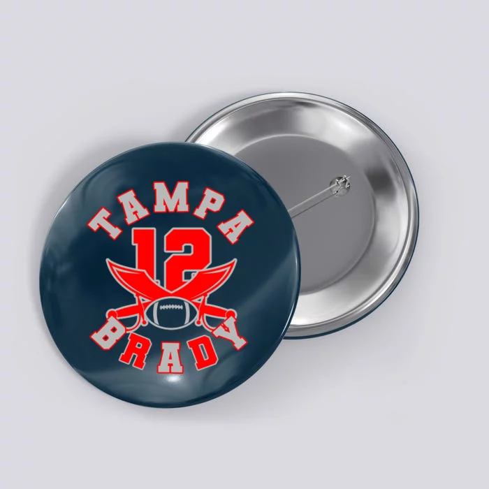 Tampa Brady Number 12 Button