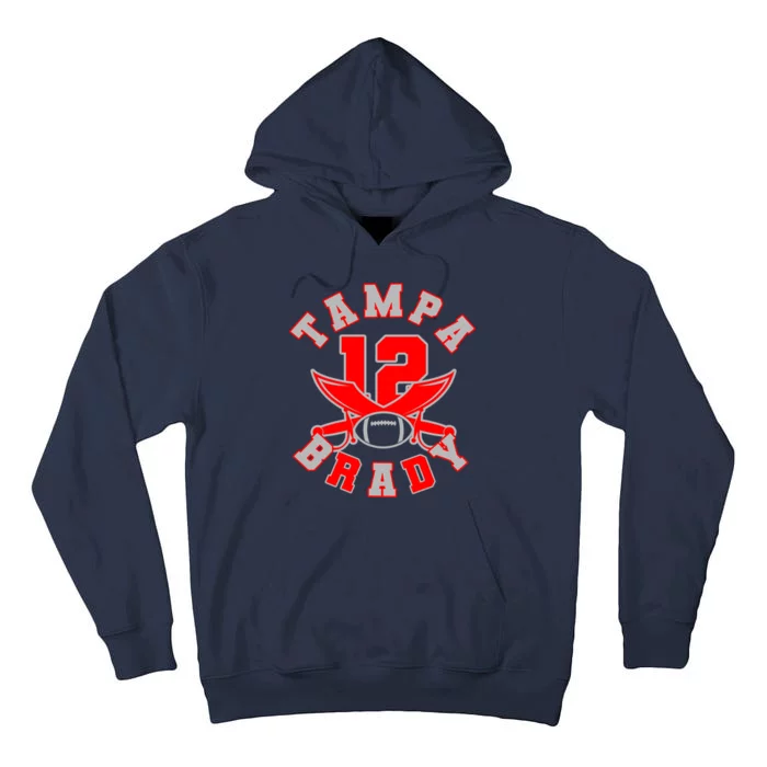 Tampa Brady Number 12 Tall Hoodie