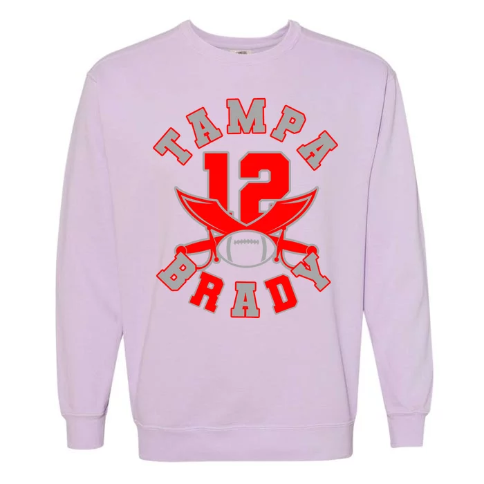 Tampa Brady Number 12 Garment-Dyed Sweatshirt