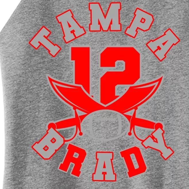 Tampa Brady Number 12 Women’s Perfect Tri Rocker Tank