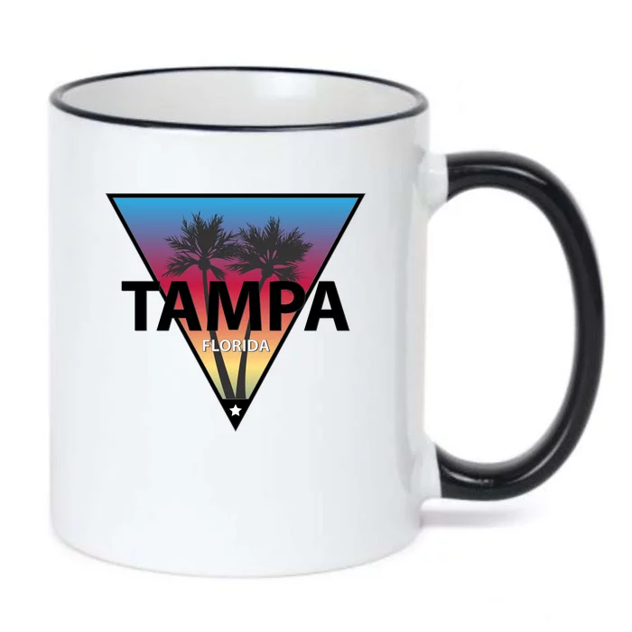 Tampa Florida Black Color Changing Mug