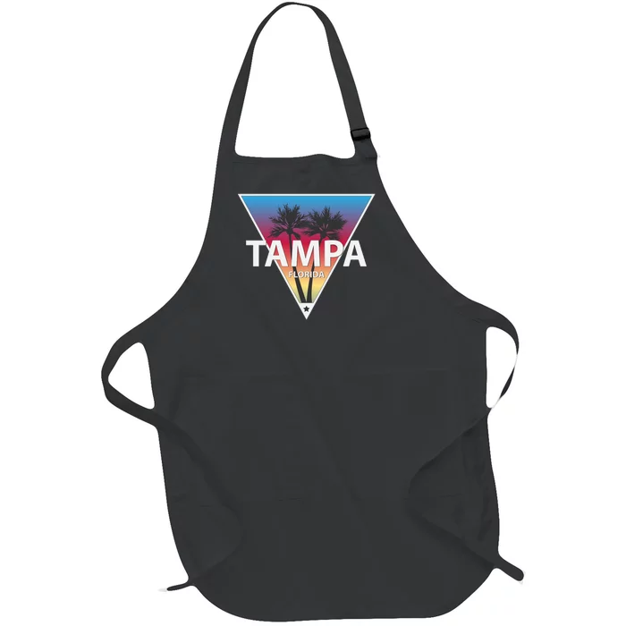 Tampa Florida Full-Length Apron With Pocket