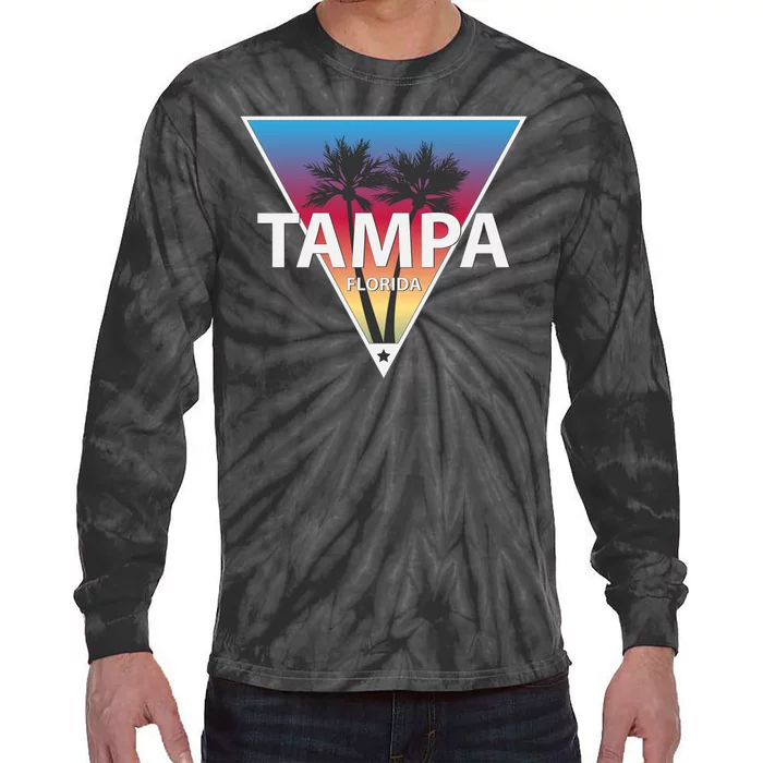 Tampa Florida Tie-Dye Long Sleeve Shirt