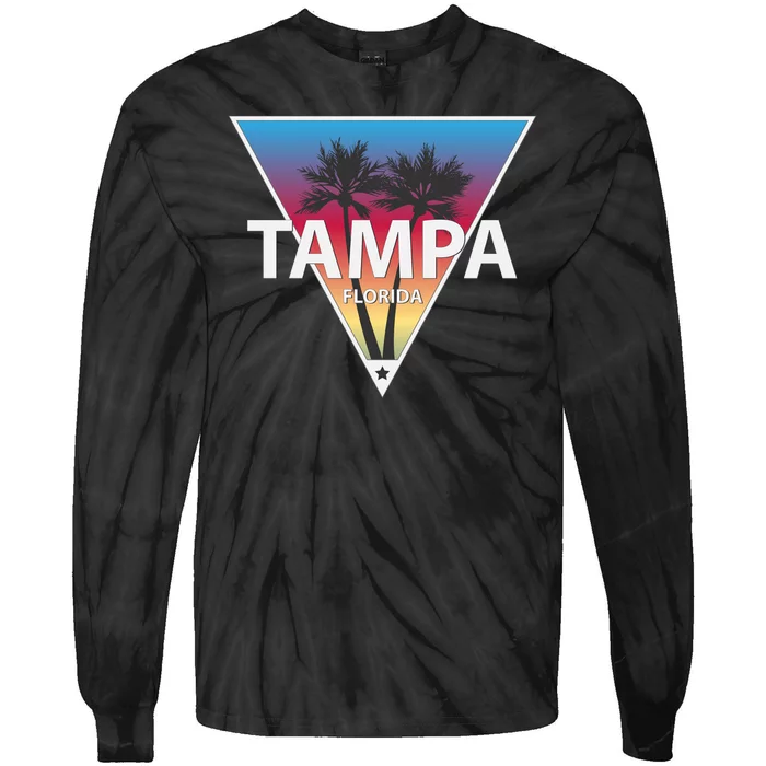 Tampa Florida Tie-Dye Long Sleeve Shirt