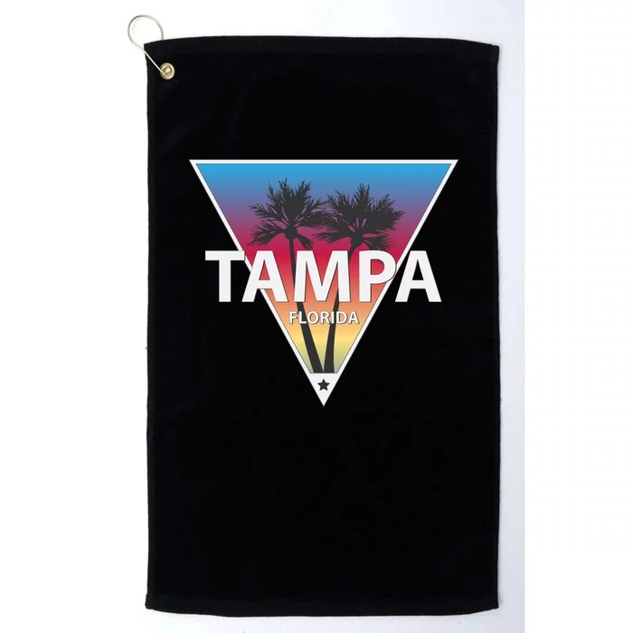 Tampa Florida Platinum Collection Golf Towel