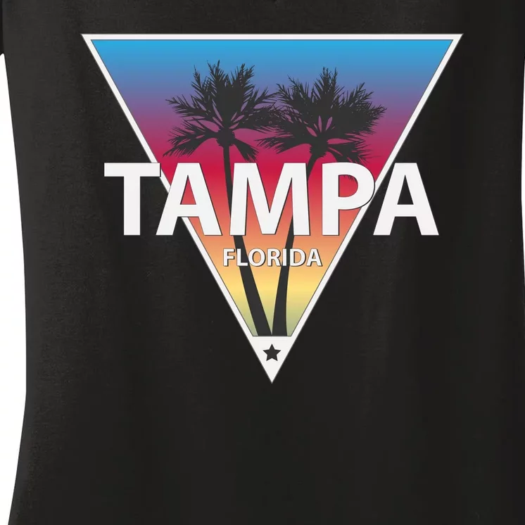 Tampa Florida Women's V-Neck T-Shirt