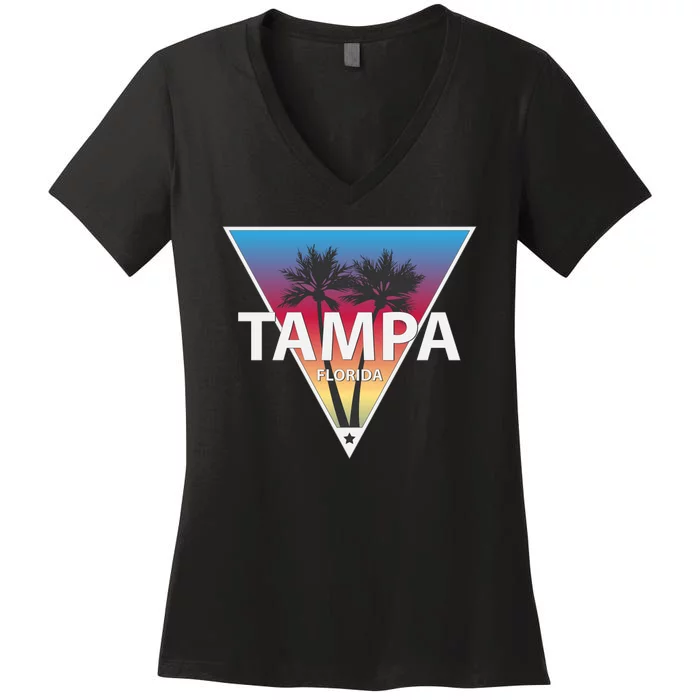 Tampa Florida Women's V-Neck T-Shirt