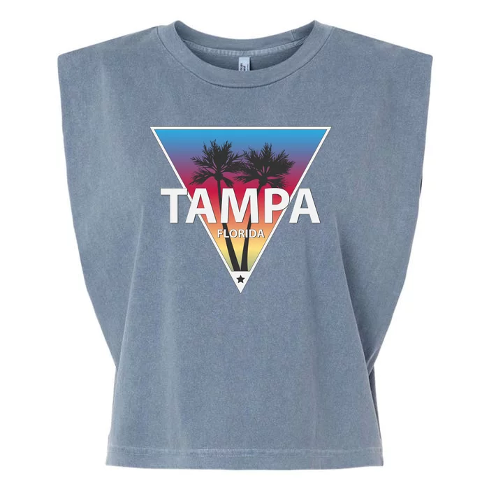 Tampa Florida Garment-Dyed Women's Muscle Tee