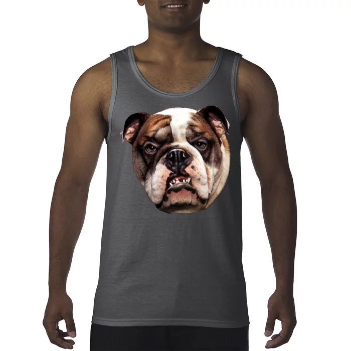 Tan Bulldog Tank Top