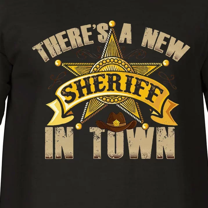 ThereS A New Sheriff In Town Deputy Sheriff Police Officer Comfort Colors T-Shirt