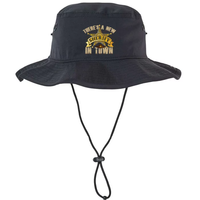 ThereS A New Sheriff In Town Deputy Sheriff Police Officer Legacy Cool Fit Booney Bucket Hat