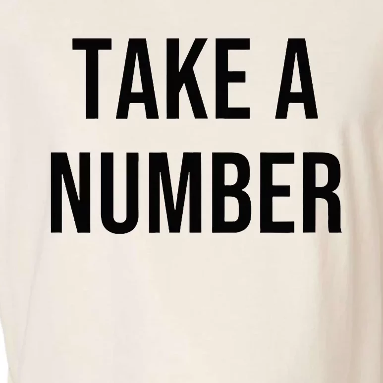 Take A Number Garment-Dyed Women's Muscle Tee