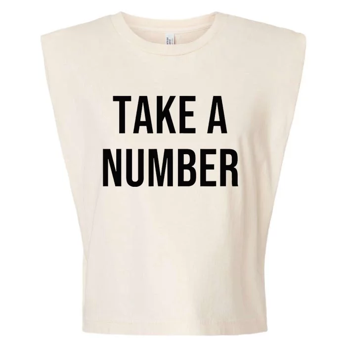 Take A Number Garment-Dyed Women's Muscle Tee