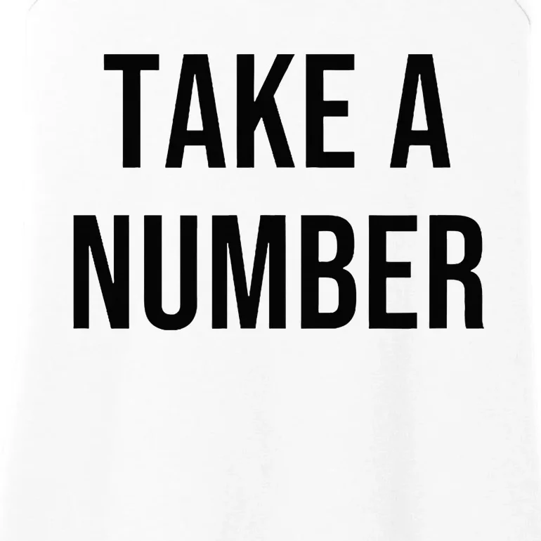 Take A Number Ladies Essential Tank