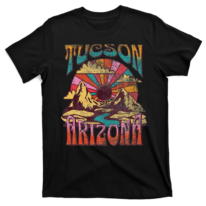 Tucson Arizona Nature Hiking Mountains Outdoors Vintage T-Shirt