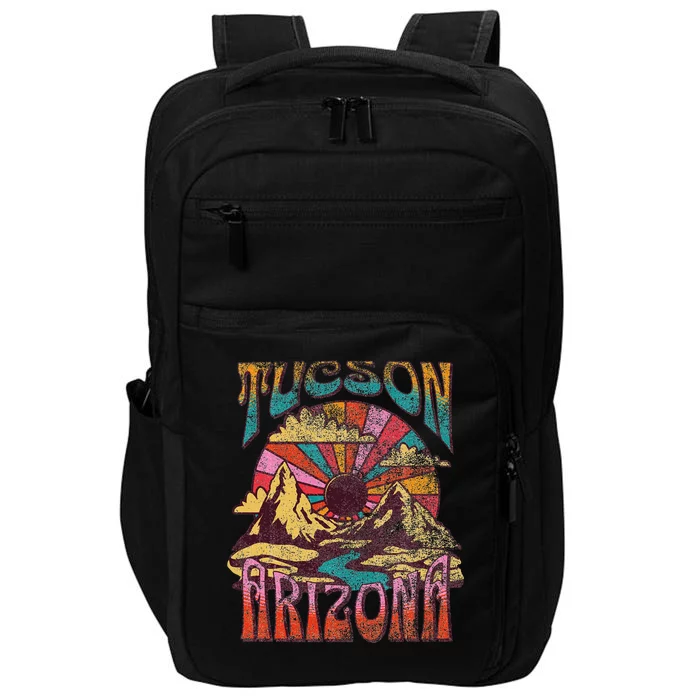 Tucson Arizona Nature Hiking Mountains Outdoors Vintage Impact Tech Backpack