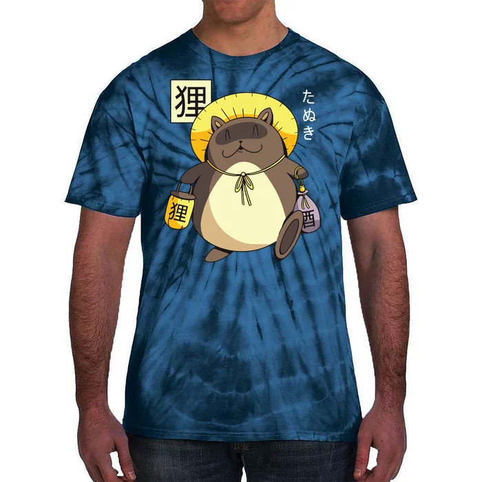 Tanuki Yokai Tie-Dye T-Shirt