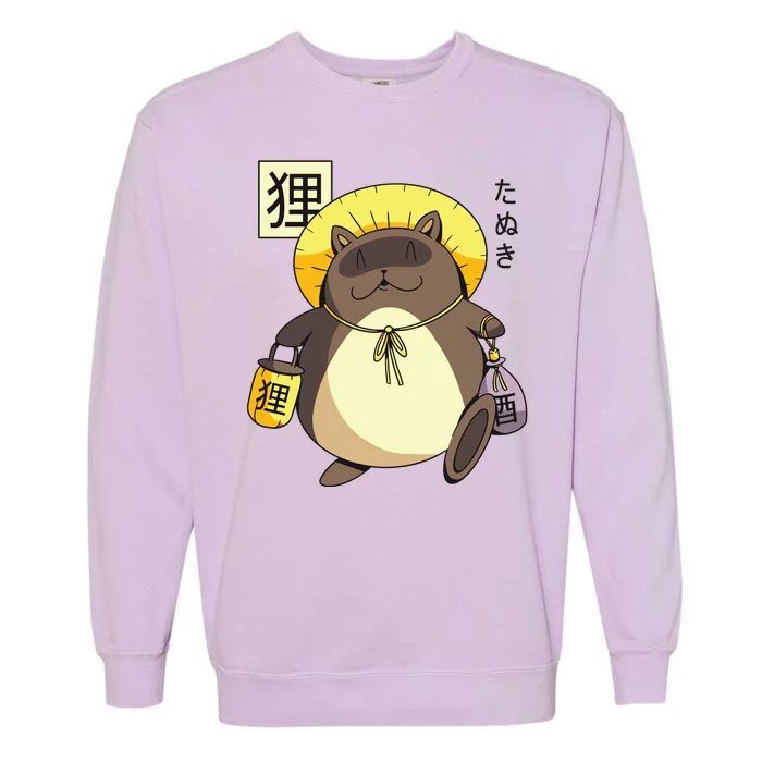 Tanuki Yokai Garment-Dyed Sweatshirt