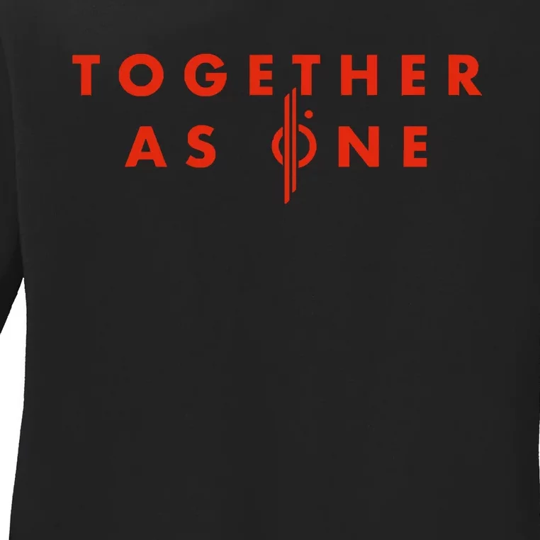 Together As One Ladies Long Sleeve Shirt