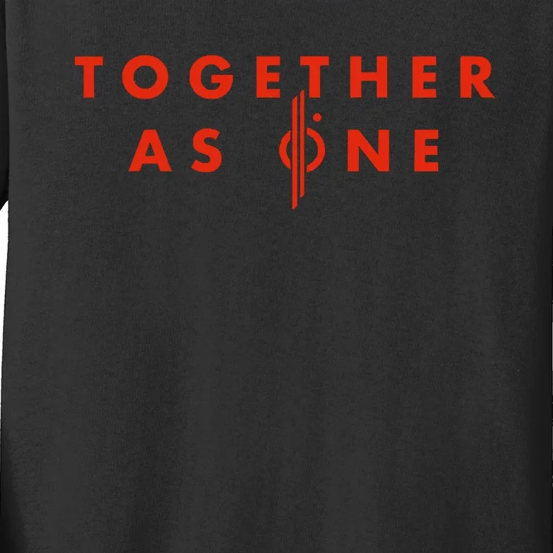 Together As One Kids Long Sleeve Shirt