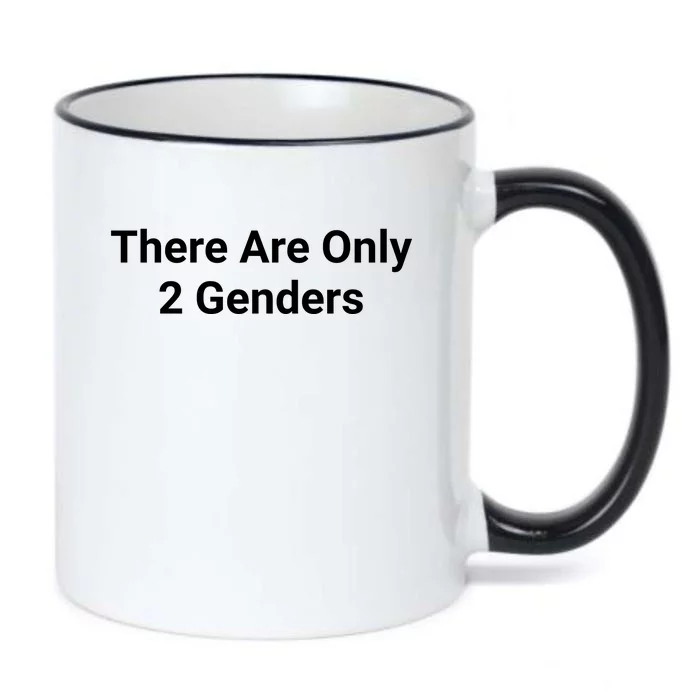 There Are Only 2 Genders Black Color Changing Mug