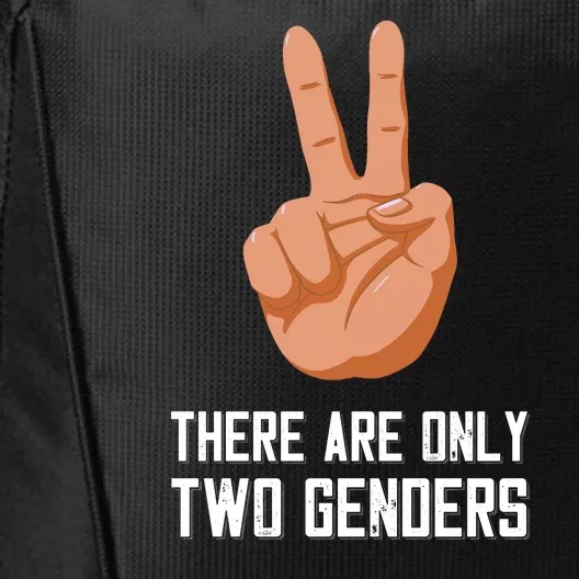 There Are Only Two Genders City Backpack