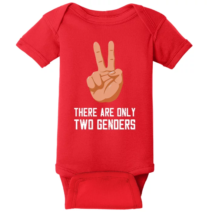 There Are Only Two Genders Baby Bodysuit