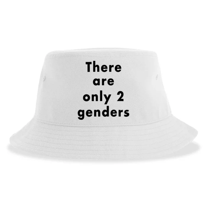 There Are Only 2 Genders Sustainable Bucket Hat