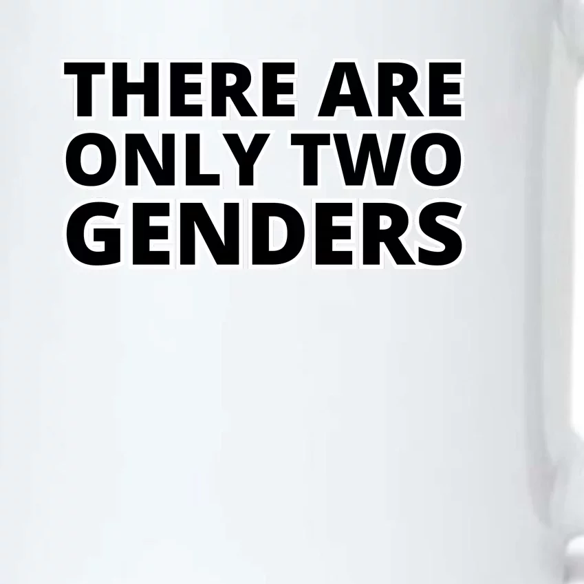 There Are Only Two Genders Black Color Changing Mug