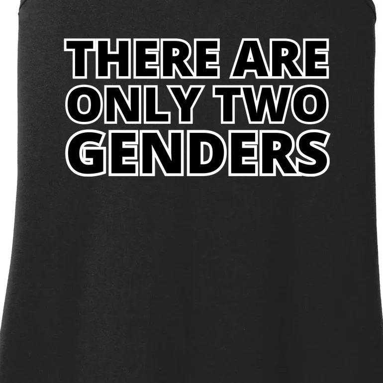 There Are Only Two Genders Ladies Essential Tank