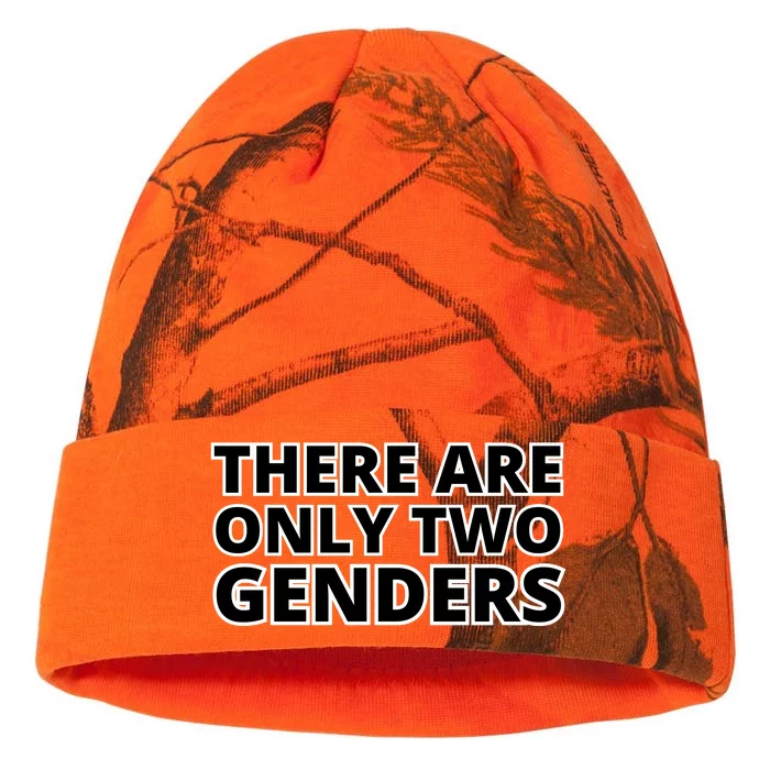 There Are Only Two Genders Kati - 12in Camo Beanie