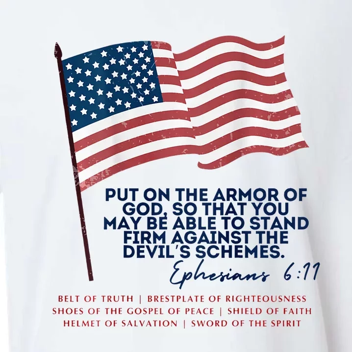 Trump Armour Of God Ephesians 611 Sueded Cloud Jersey T-Shirt