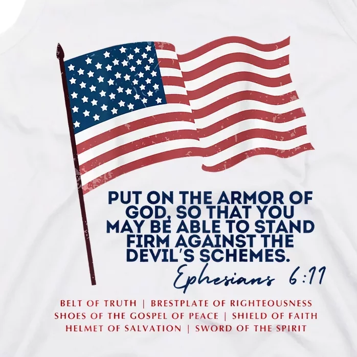 Trump Armour Of God Ephesians 611 Tank Top