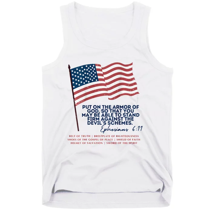 Trump Armour Of God Ephesians 611 Tank Top