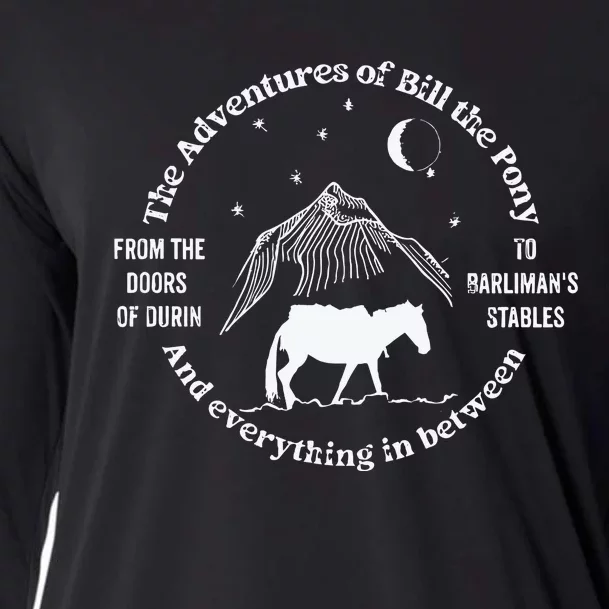 The Adventures Of Bill The Pony Funny Fantasy Novel Cooling Performance Long Sleeve Crew