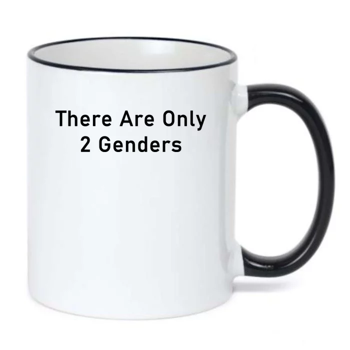 There Are Only 2 Genders Black Color Changing Mug