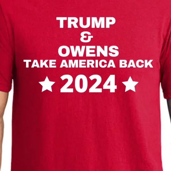 Trump And Owens Take America Back 2024 Pajama Set