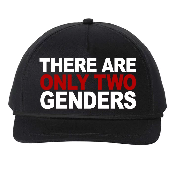 There Are Only Two Genders Snapback Five-Panel Rope Hat