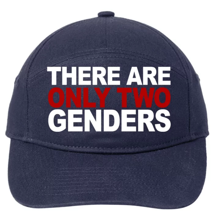 There Are Only Two Genders 7-Panel Snapback Hat