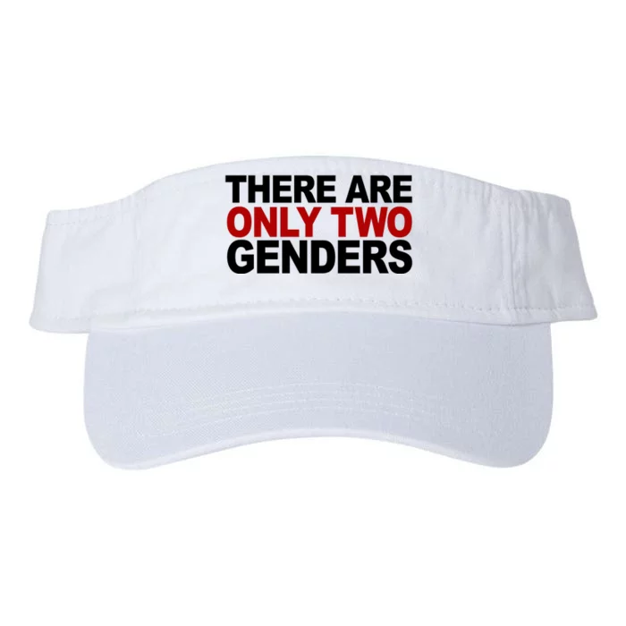 There Are Only Two Genders Valucap Bio-Washed Visor