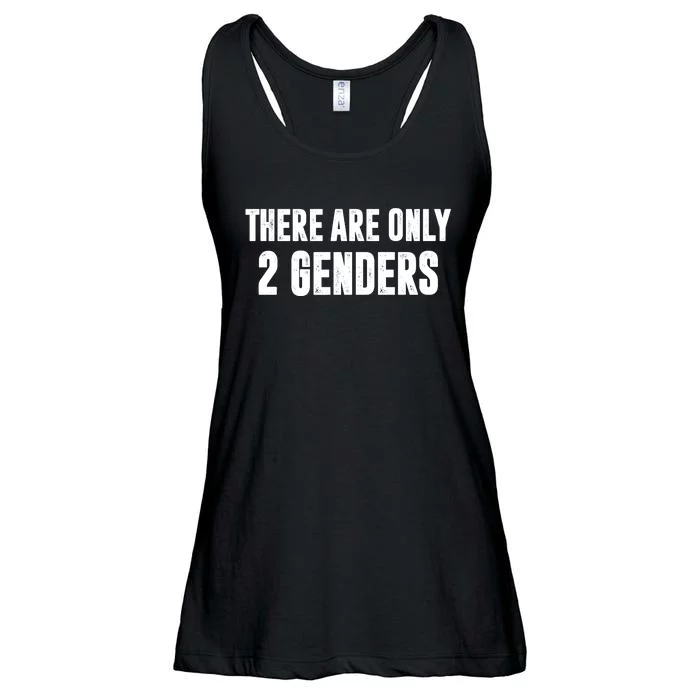 There Are Only 2 Genders Ladies Essential Flowy Tank