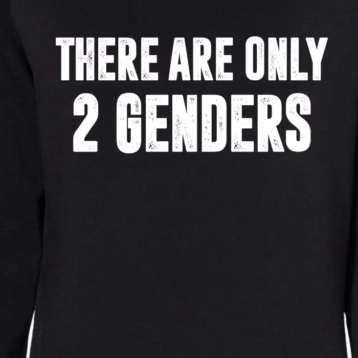 There Are Only 2 Genders Womens California Wash Sweatshirt